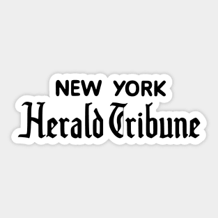 new york herald tribune Sticker